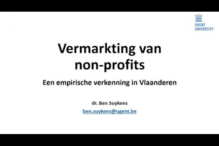 Preview image for the video "2.  Vermarkting van non-profits  Een empirische verkenning in Vlaanderen".