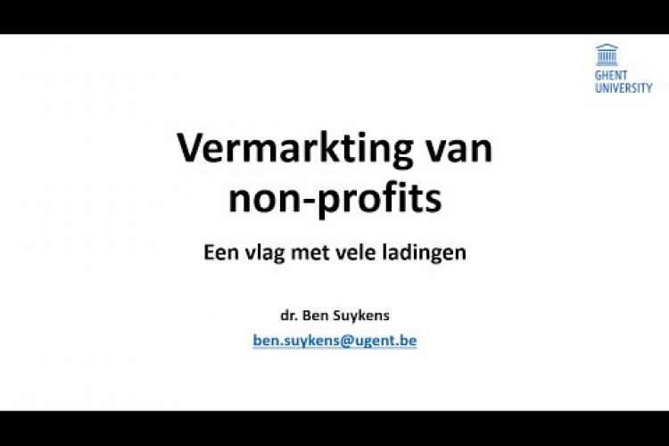 Preview image for the video "1.  Vermarkting van non-profits.  Een vlag die vele ladingen dekt".